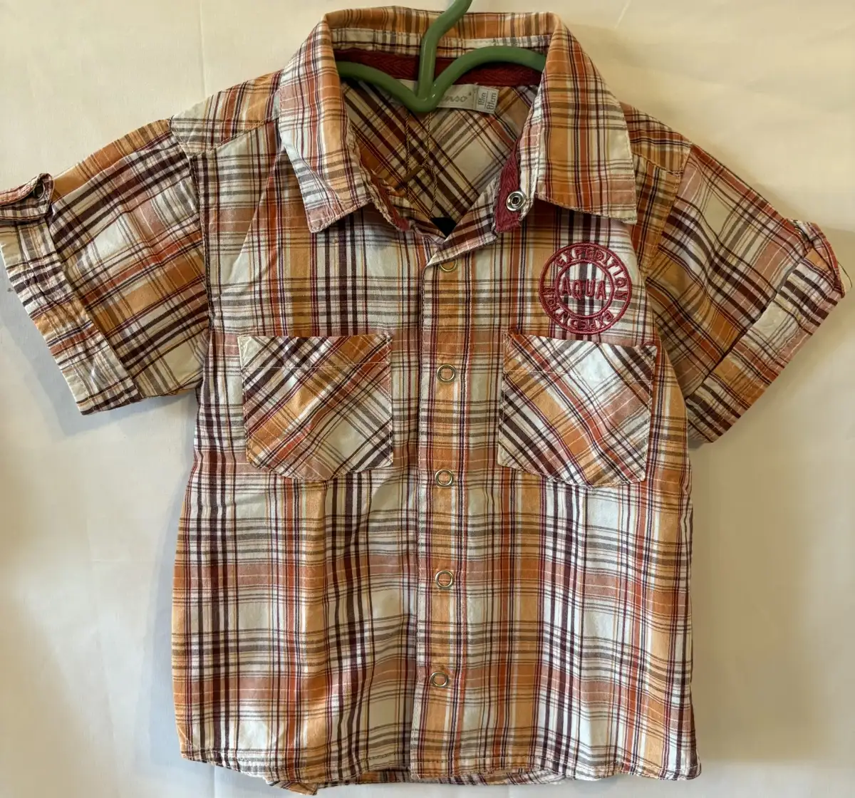 Chemise à pression 18 mois