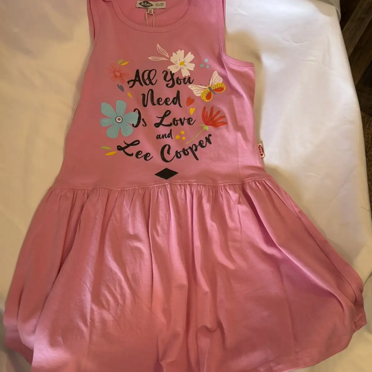 Robe rose 10 ans