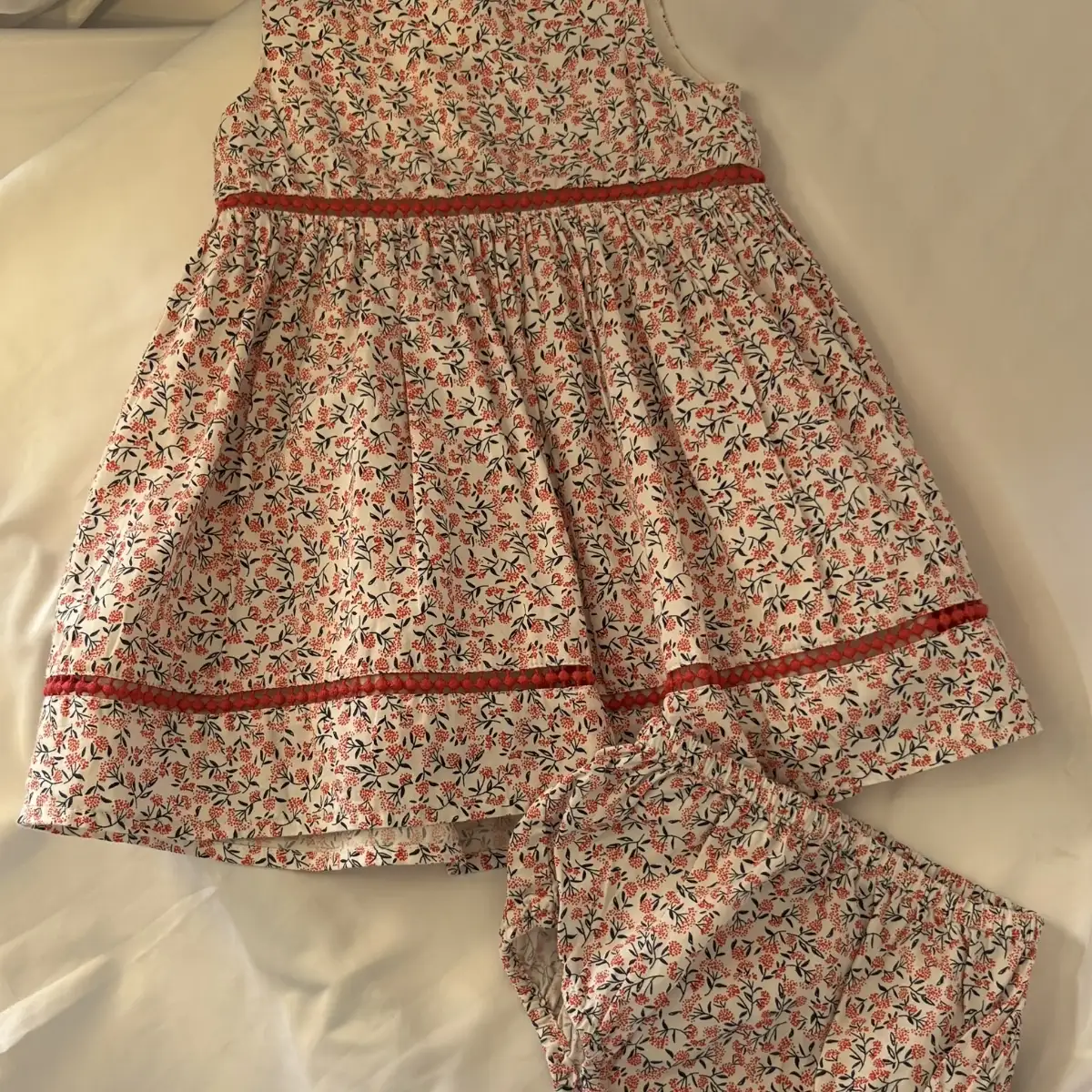 Robe rose + culotte 18 mois