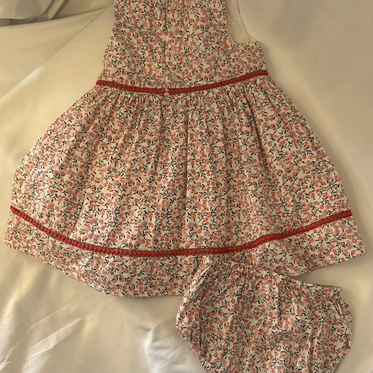 Robe rose + culotte 18 mois