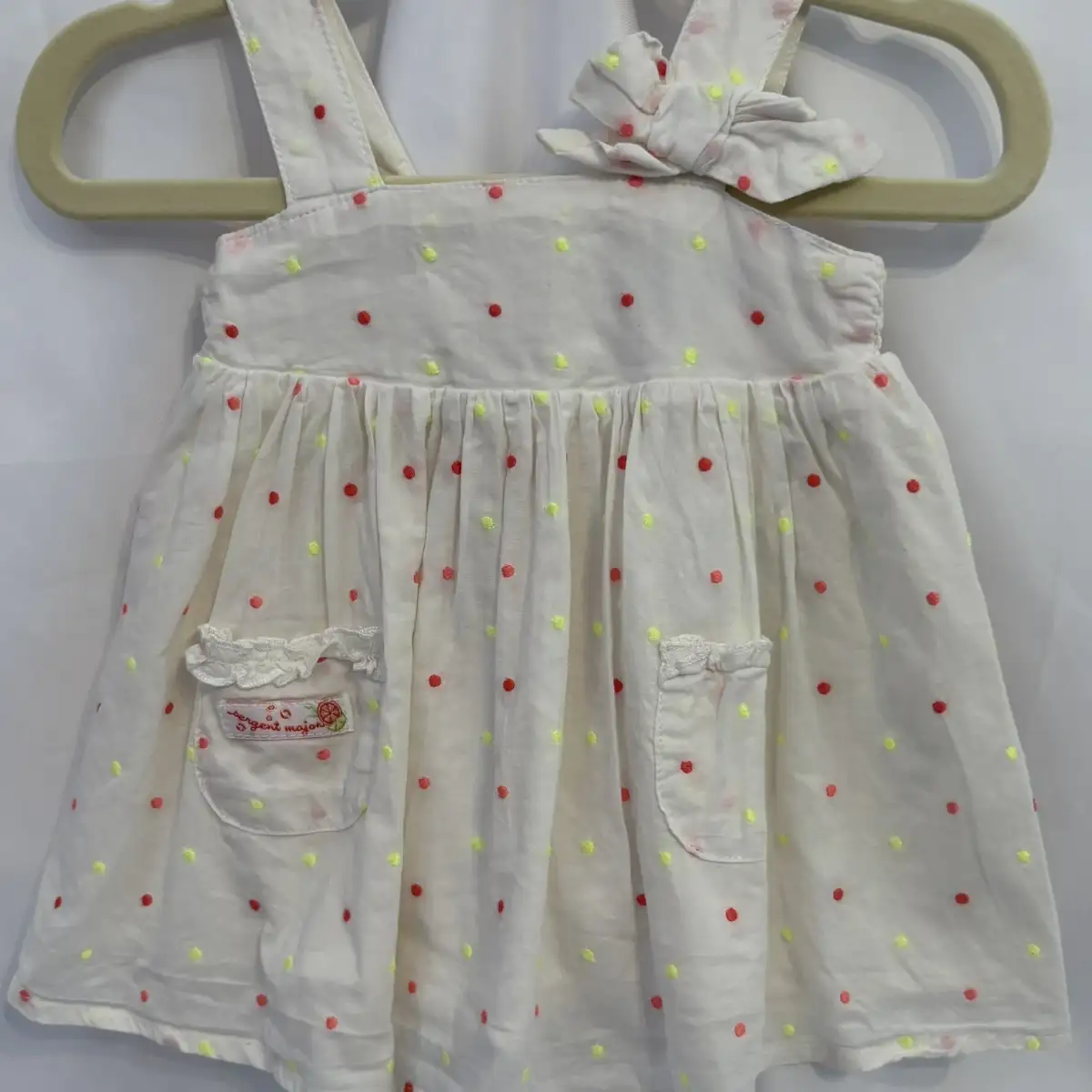 Robe blanche  3 mois