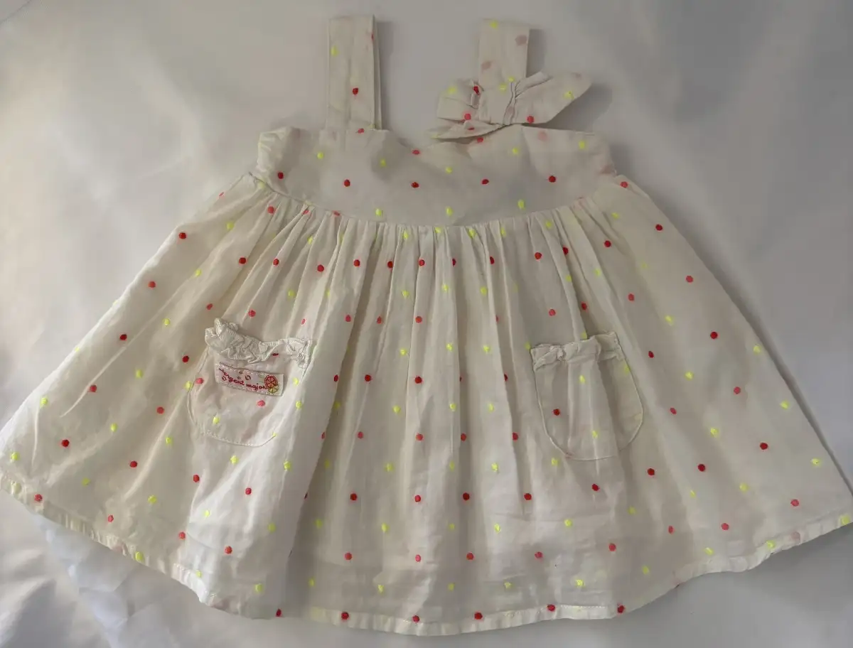 Robe blanche  3 mois