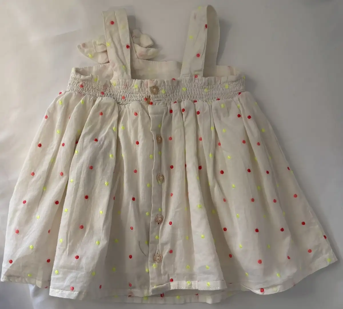 Robe blanche  3 mois