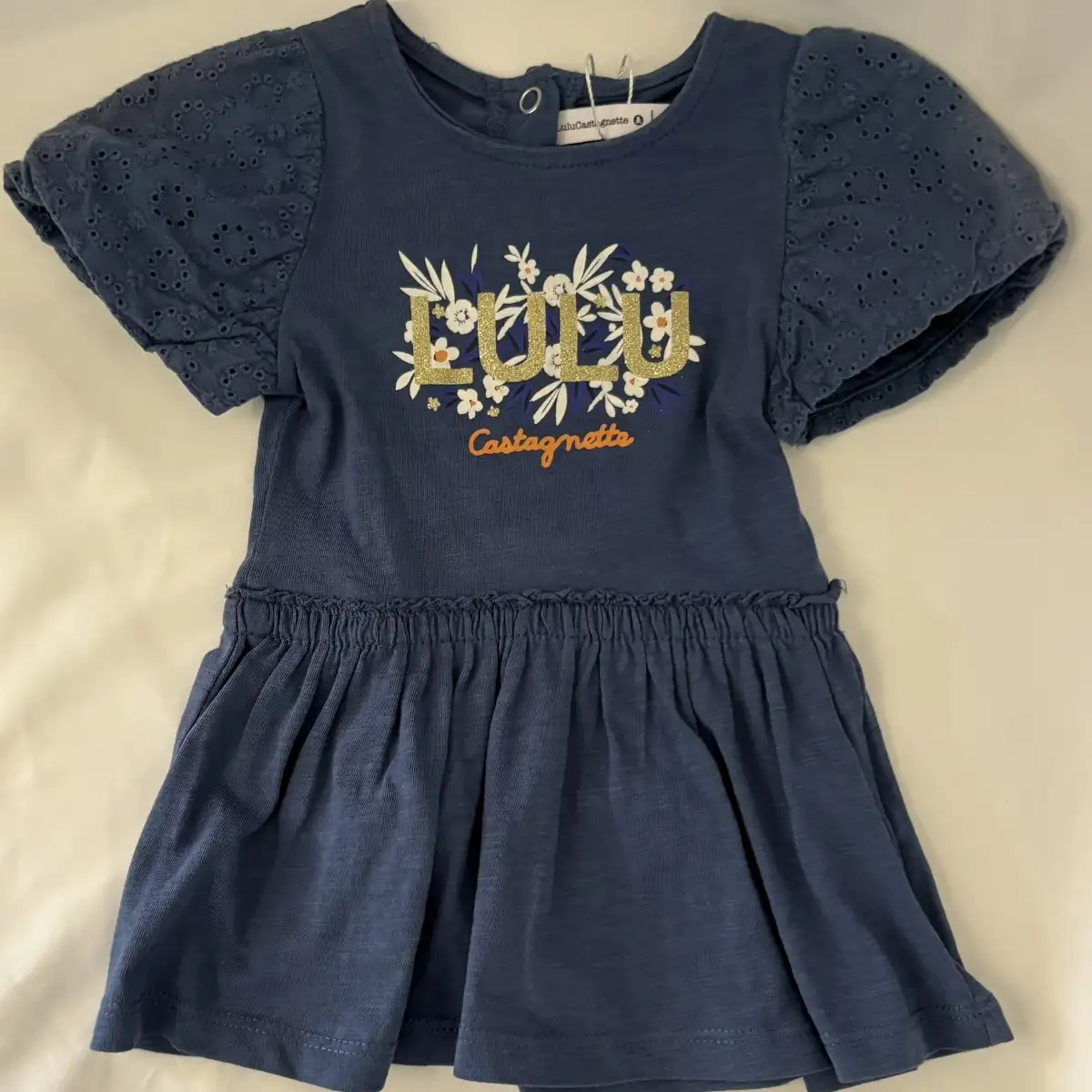 Robe bleu foncé  3 mois