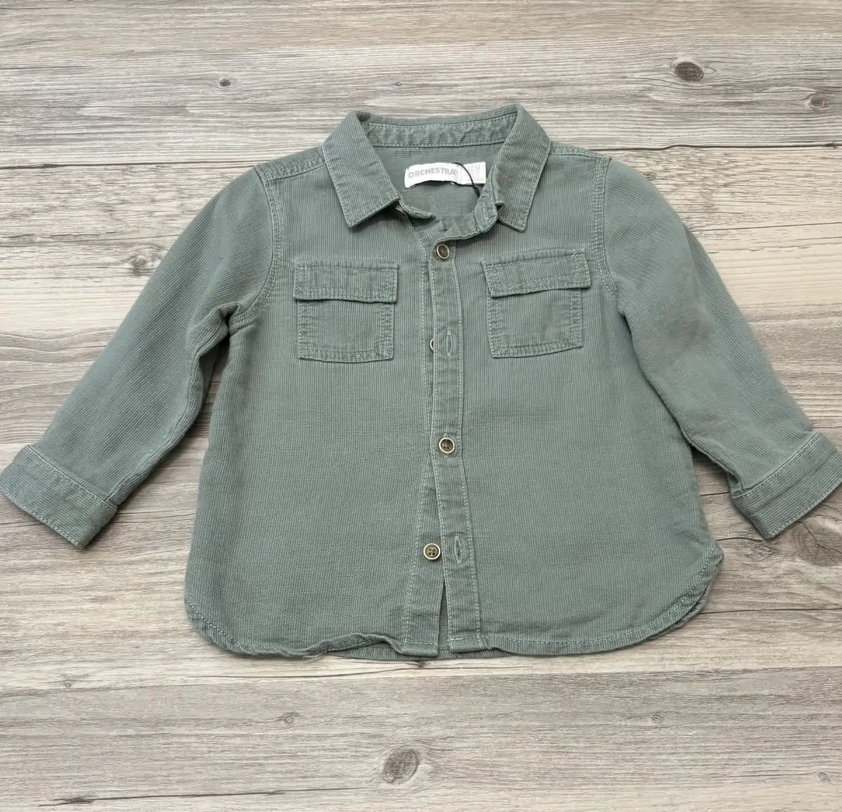 Chemise à boutons 12 mois