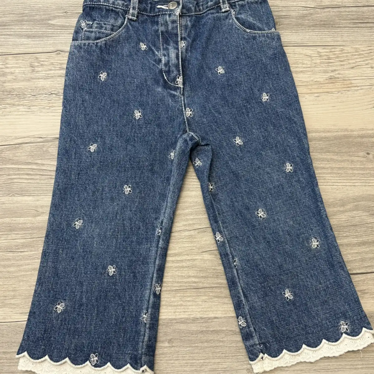 Pantalon bleu marine  taille 18/24 MOIS