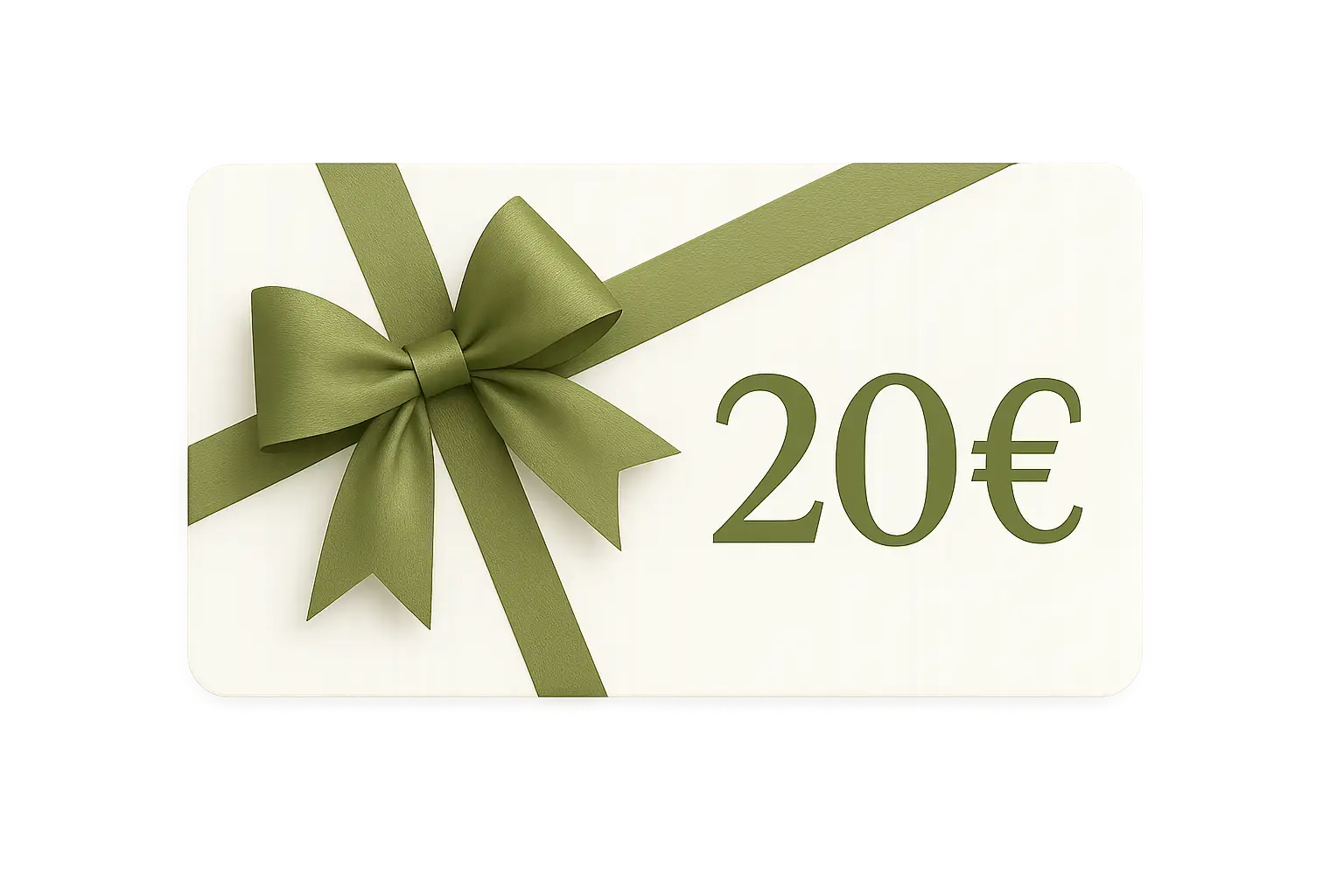 Carte-cadeaux 20 euros