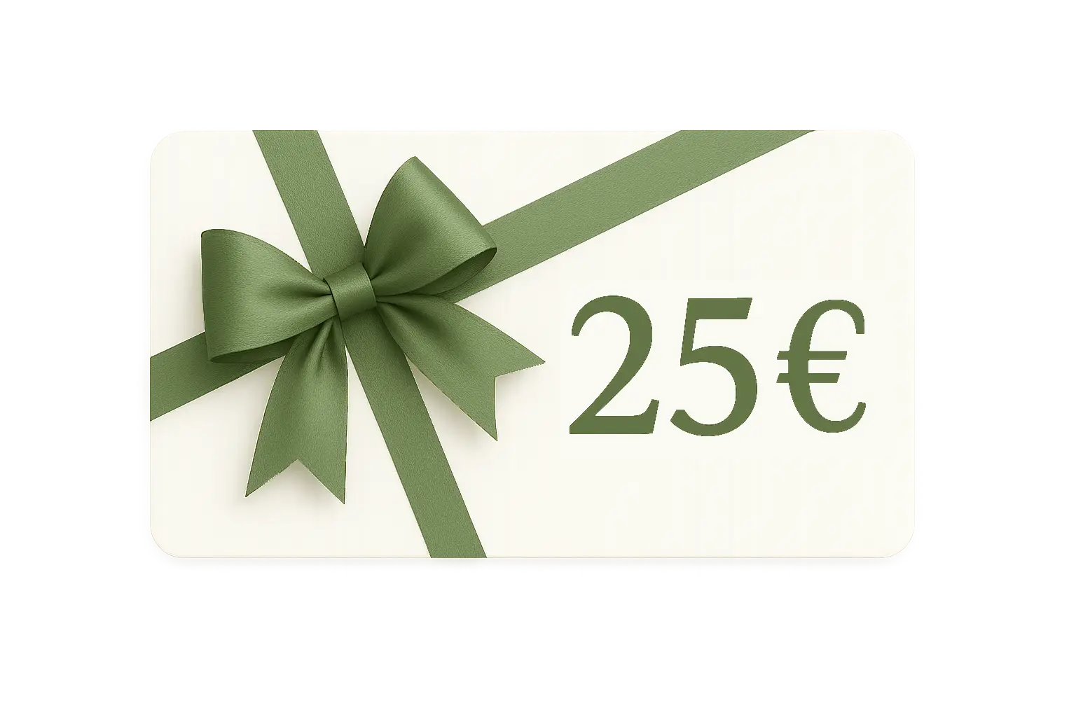 Carte-cadeaux 25 euros